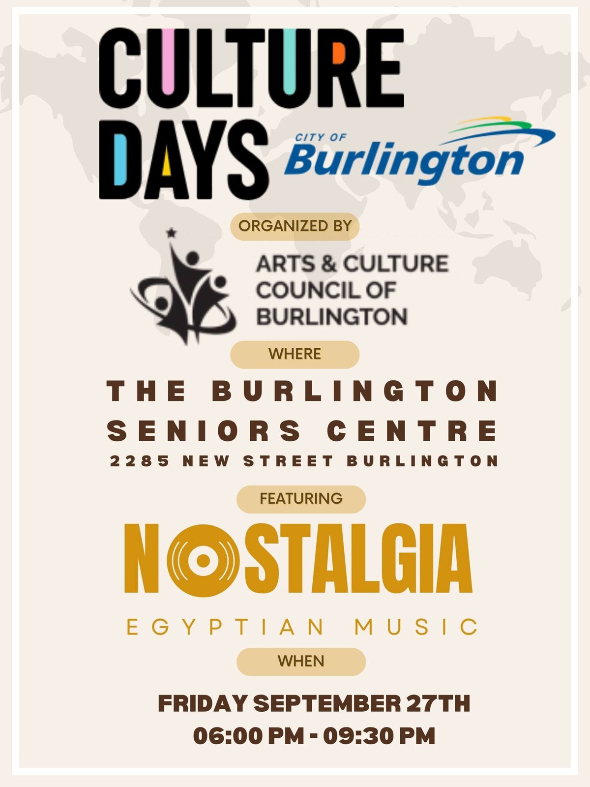Culture Days poster