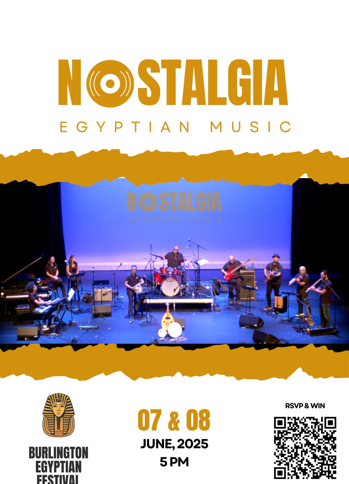 Burlington Egyptian Festival poster