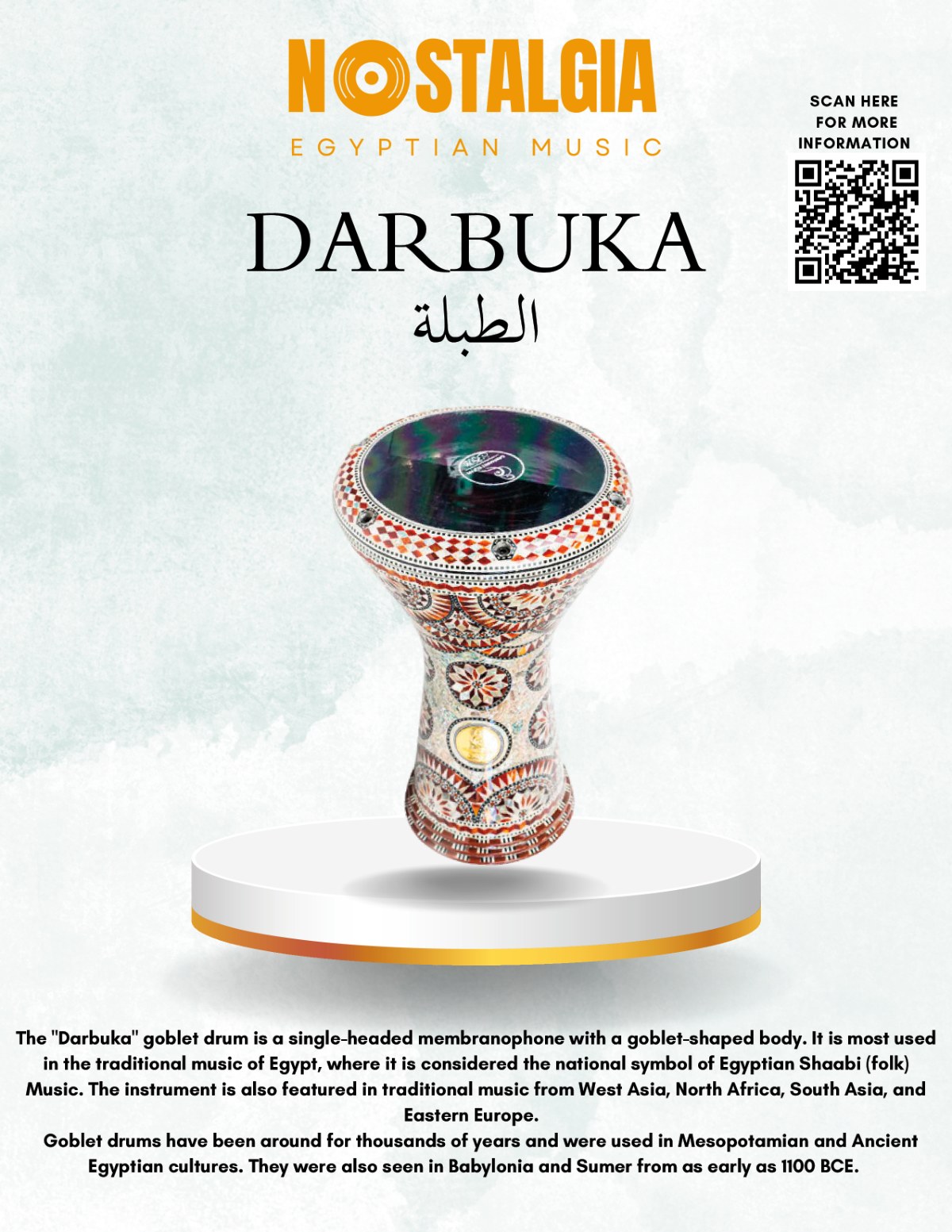 Darbuka (الطبلة) — Egyptian instrument